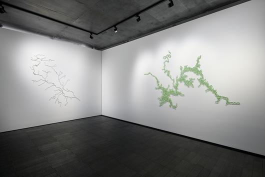 마야 린 개인전 ‘Nature Knows No Boundaries’ 전시전경↑ [페이스갤러리 제공]