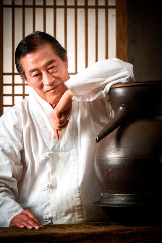 고(故) 김택상 명인. 삼해소주 제공