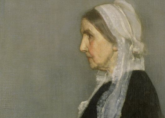 제임스 휘슬러, 회색과 흑색의 배치 1번(일부 확대)