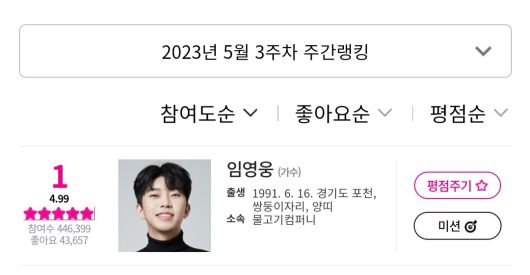 한편, 임영웅은 27일부터 KBS 2TV 단독 리얼리티 예능 '마이 리틀 히어로'(MY LITTLE HERO)를 선보인다. '마이 리틀 히어로'는 지난 2월 LA를 하늘색 빛으로 수놓은 임영웅의 콘서트 'IM HERO - in Los Angeles'(아임 히어로 인 로스앤젤레스) 공연과 함께 촬영한 것이다.