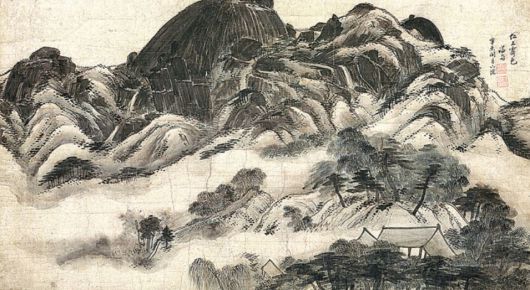 이건희 삼성 선대회장의 컬렉션 1호인 '인왕제색도'.