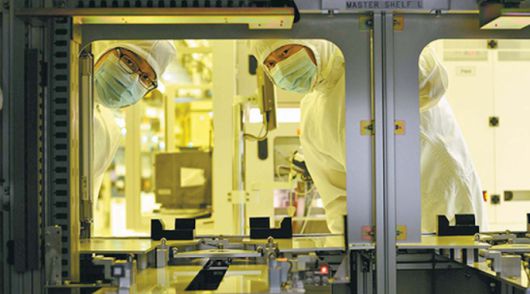 반도체 제조라인 내 모습[SK하이닉스 제공]