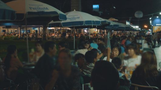 이달 중순 방문한 일본 맥주 축제 ‘삿포로 오도리 비어 가든’ 현장 이정아 기자