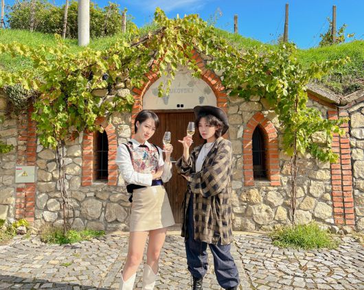 체코 모라비아지역 브르니체 와이너리를 방문한 한국인들