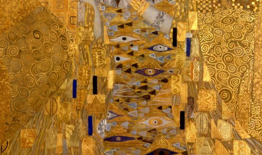 구스타프 클림트. '아델레 블로흐-바우어의 초상화 Ⅰ'(일부 확대)
