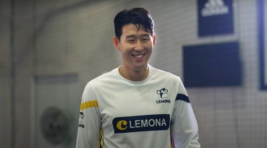 경남제약 '레모나' 모델로 등장했던 손흥민 선수[레모나 유튜브 갈무리]