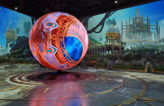 5월1일 개관한 새 미디어 아트 ‘르 스페이스’