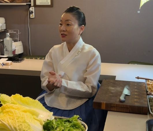 인터뷰 중인 김미령 셰프. 헤럴드경제DB