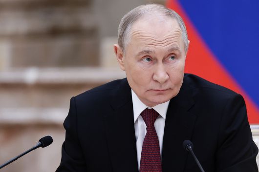 블라디미르 푸틴 러시아 대통령이 지난 6일 러시아 국무회의에 참석하고 있다. [타스통신]