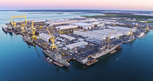 잉걸스 조선소 전경. [잉걸스 조선소 홈페이지 캡쳐]