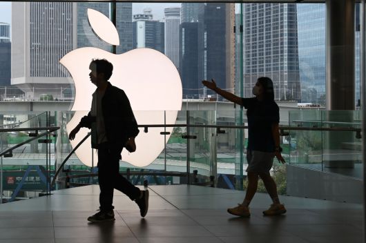 홍콩에 위치한 애플스토어 [AFP]