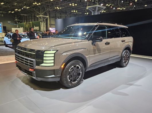 현대차가 뉴욕 오토쇼에서 공개한 ‘팰리세이드 XRT Pro’. 뉴욕=서재근 기자