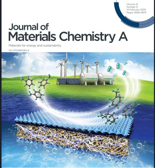 이번 연구결과가 게재된 국제학술지 ‘소재화학’ 2월호 표지.[한국화학연구원 제공]