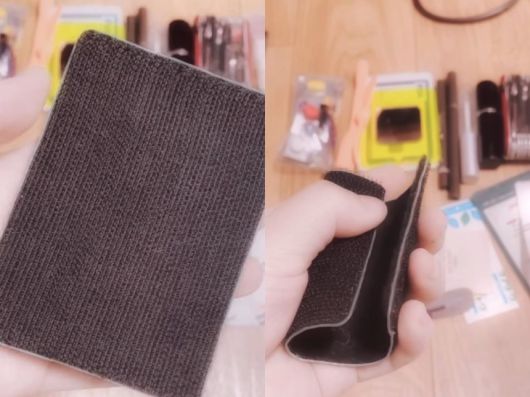 구혜선이 개발한 펼치는 헤어롤[구혜선 인스타그램]