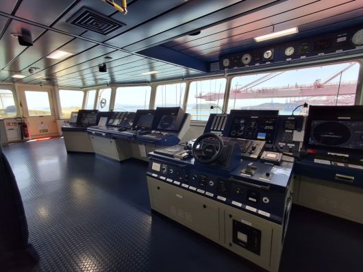 HMM 펄호 선내 기관실 [김성우 기자]