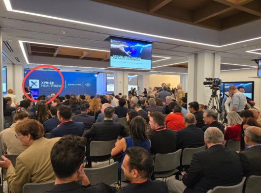 12일(현지시간) 미국 뉴욕에서 열린 ‘엑스프라이즈 헬스스팬(Healthspan) 대회’가 열리고 있다. [지아이이노베이션 제공]