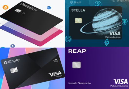 스테이블코인 카드 [각사 홈페이지]