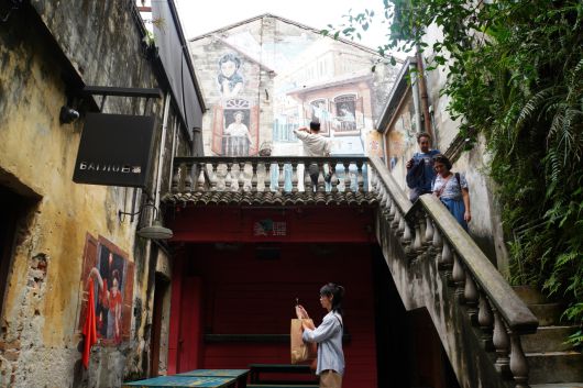 쿠알라룸푸르 콰이차이홍 벽화골목