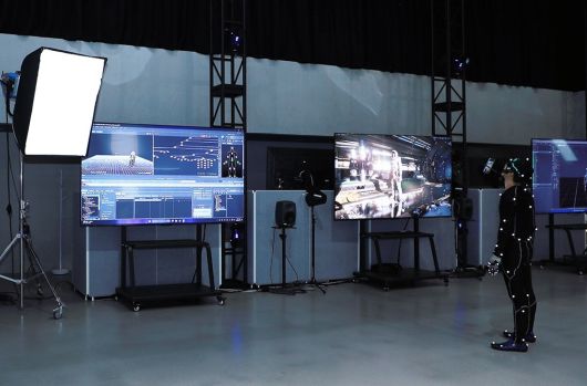 네이버 스트리밍 서비스 치지직의 버추얼 콘텐츠 특화 스튜디오인 ‘모션스테이지’. [네이버 제공]