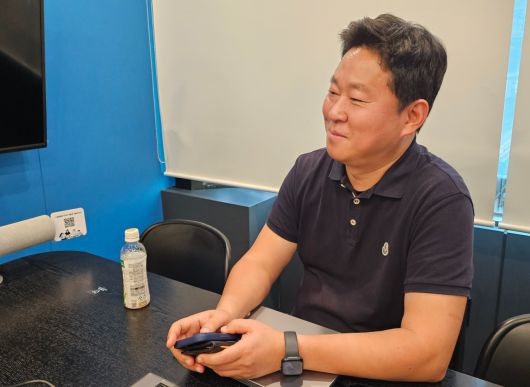 23일 서울 강남구 공유오피스에서 이상수 아이픽셀 대표가 헤럴드경제와 인터뷰하고 있다. 김광우 기자.