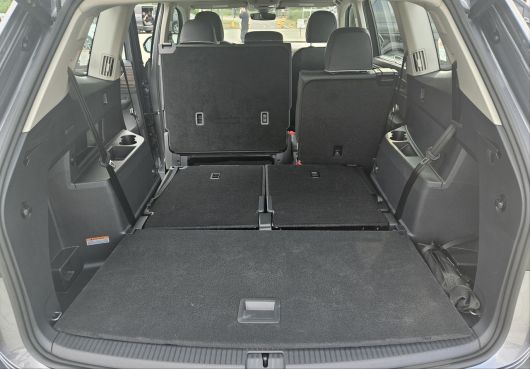 폭스바겐 ‘더 뉴 아틀라스’ 3열을 폴딩한 모습. 서재근 기자