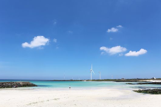 제주의 한 해변.[제주관광공사 홈페이지 갈무리]