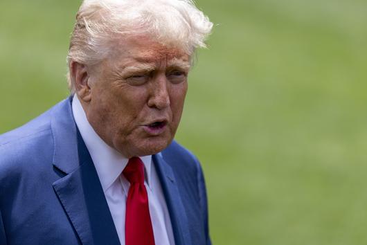 도널드 트럼프 미국 대통령이 9일(현지시간) 미국 워싱턴DC 백악관에서 언론의 질문에 답변하고 있다. [EPA]