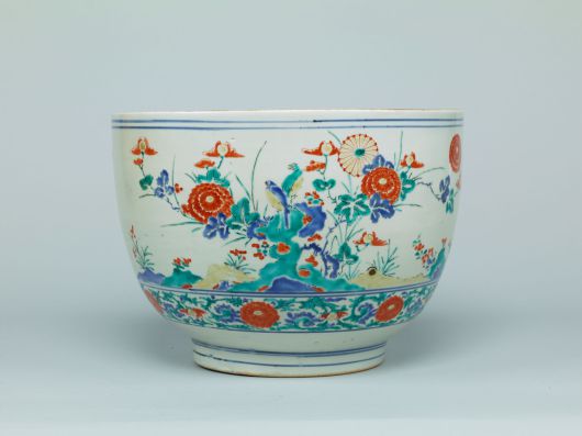 꽃 새무늬 발. 일본 중요문화재. [국립중앙박물관]