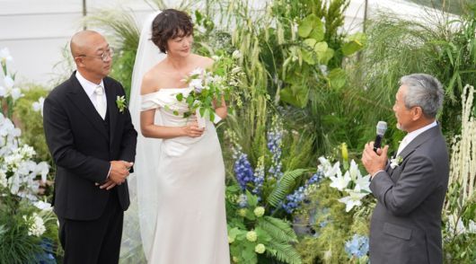 배우 최여진 결혼식 장면.[SBS TV]