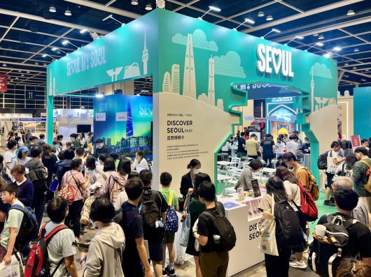 홍콩국제관광박람회(ITE) 서울홍보관에 모여든 현지 참관객들