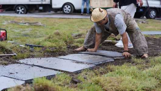 제주에 만든 체험형 테마파크 병만랜드의 구석구석을 직접 설계하고 만든 코미디언 김병만 [스카이터틀 제공]
