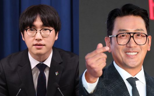 하정우 대통령실 초대 인공지능(AI) 미래기획수석(왼쪽)과 배우 하정우 [연합·뉴시스]