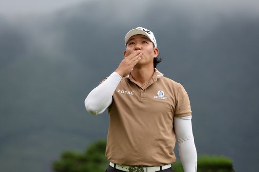 두 대회 연속 먼데이 예선을 통과한 장타자 김봉섭. [사진=KPGA]