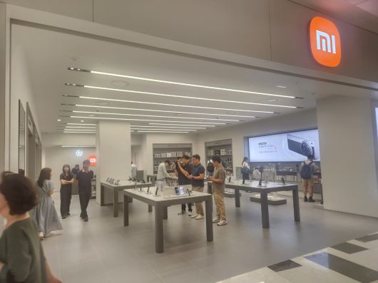 오는 28일 문을 여는 샤오미의 한국 첫 공식 매장 ‘샤오미 스토어’ [사진, 고재우 기자]