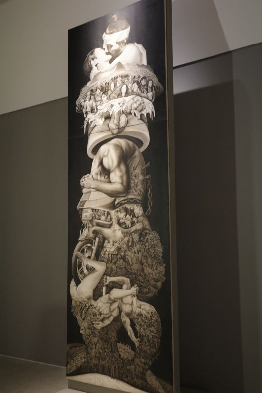 내년 8월 영국 브리티시 뮤지엄 전시에 출품되는 신학철의 ‘한국근대사-종합’(1982-1983). 이건희 컬렉션. 이정아 기자