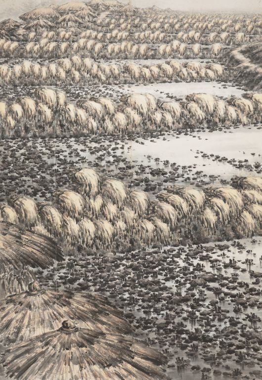 오는 11월 미국 스미스소니언 아시아 미술관 전시에 출품되는 안상철의 ‘청일’(1959). 이건희 컬렉션. [국립현대미술관]