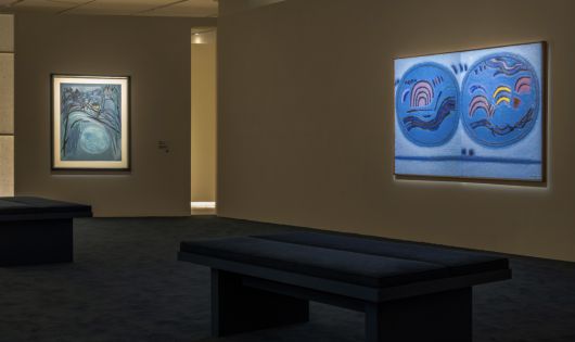 소장품 상설전 ‘한국근현대미술 II’ 작가의 방인 ‘푸른 여백, 마음의 풍경: 김환기’ 공간. [국립현대미술관]