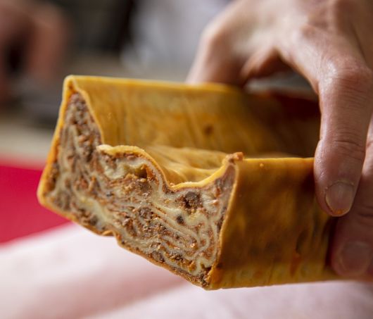 김도형 셰프의 라자냐. 롤케이크처럼 말아 만드는 방식으로 밀도 있는 식감을 느낄 수 있다. 서촌김씨 제공