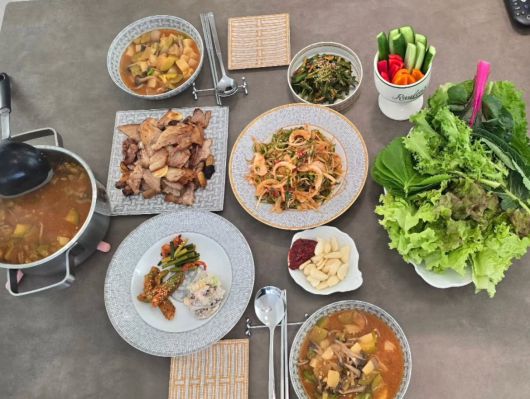 이상민 아내가 차려준 푸짐한 밥상.[인스타그램]