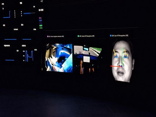 실제 시뮬레이션 룸에서 테스트가 진행되고 있다. [김성우 기자]