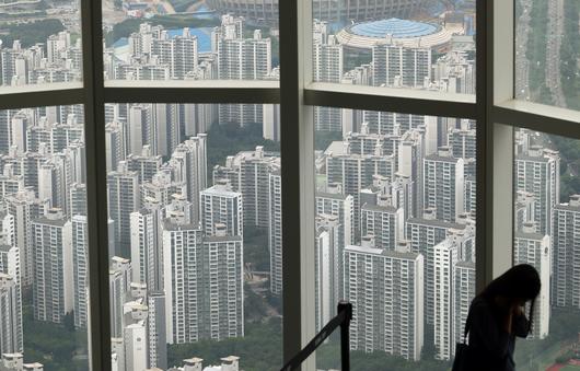 서울 강남·서초·송파구 아파트 모습. [연합]