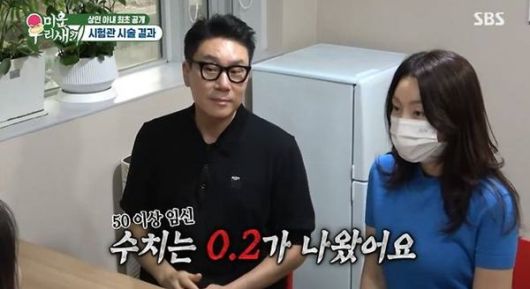 그룹 ‘룰라’ 출신 이상민과 부인.[SBS]