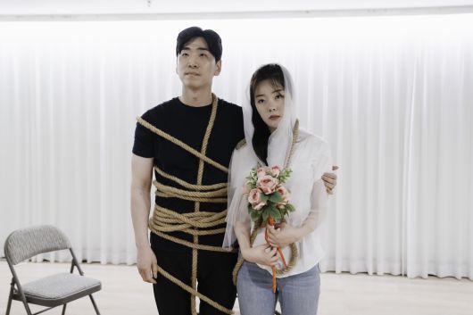 가극 ‘부부이야기’로 호흡을 맞추는 베이스 바리톤 한혜열, 소프라노 이상은 [오푸스 제공]