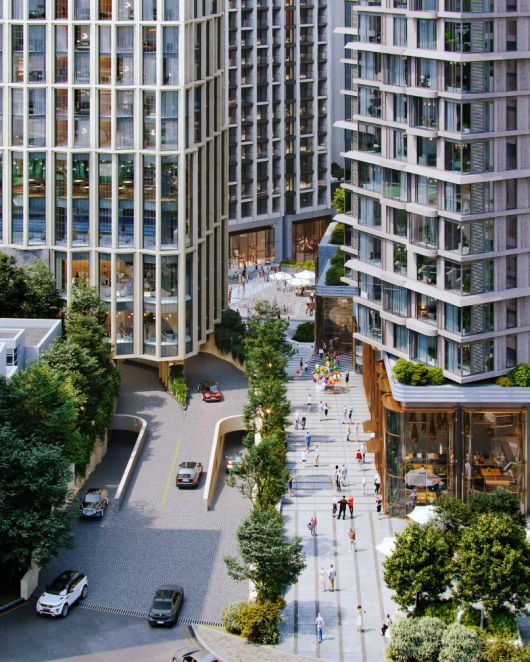 더파크사이드 스위트 조감도.[일레븐건설 제공]