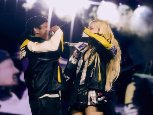 브루노 마스와 로제 [로제 인스타그램 캡처]