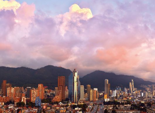 콜롬비아의 수도 보고타의 해질녘 [프로콜롬비아 제공]