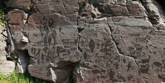 울주 대곡리 반구대 암각화. [국가유산청]