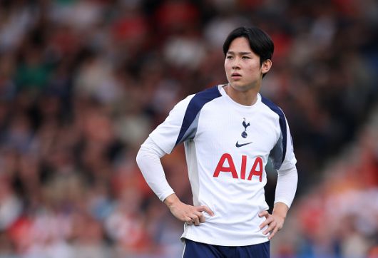 토트넘 유니폼을 입은 양민혁  [게티이미지]