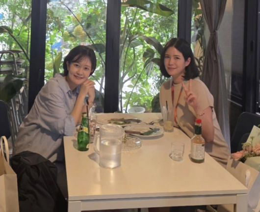 김수지(왼쪽) MBC 아나운서와 한민용 앵커    [한민용 앵커 SNS]