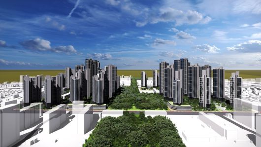 일산 강촌마을 조감도